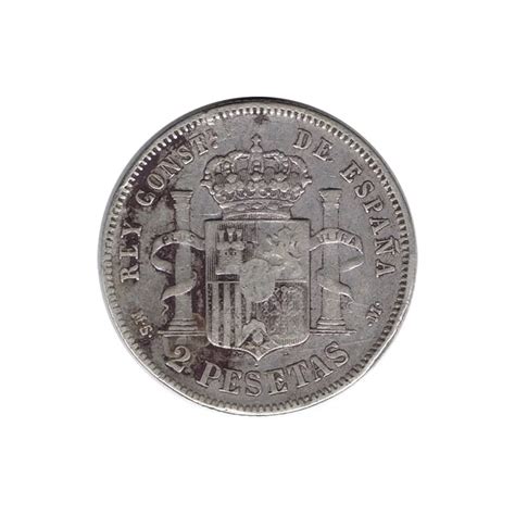 2 pesetas 1882|1882 (82) MS.